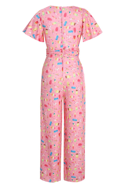 Esther Pink Ice Lolly Jumpsuit