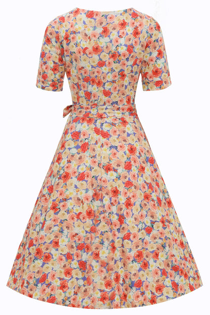 Matilda Summer Floral Wrap Dress