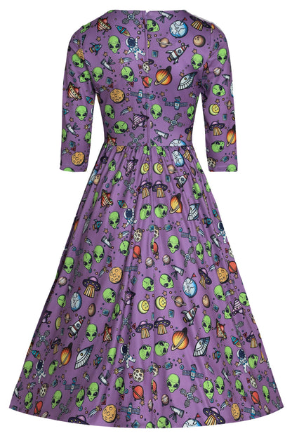 Billie Purple UFO & Alien Dress