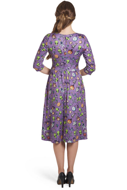 Billie Purple UFO & Alien Dress