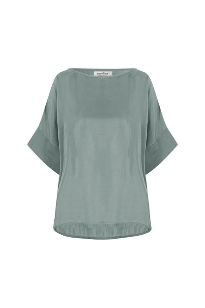 Bianca Short Sleeve Top Pistachio Green