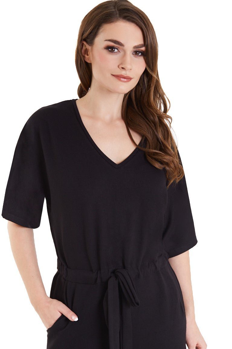 Charlotte Black Wide Leg Jumpsuit
