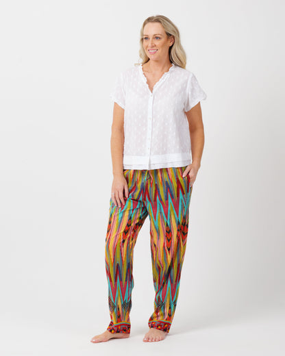Chilli Pants in Orange Lines