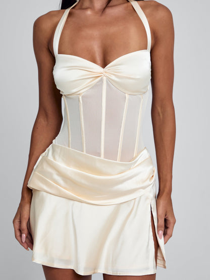CARMIN MINI DRESS IVORY