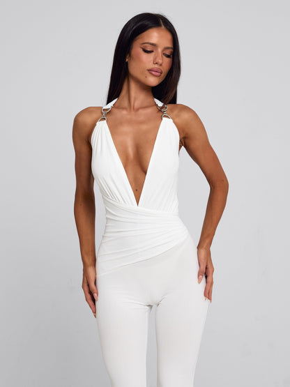 Carys Jumpsuit White