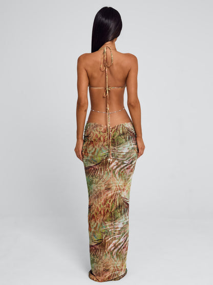 CATERINA MAXI DRESS LAGRONO SAGE