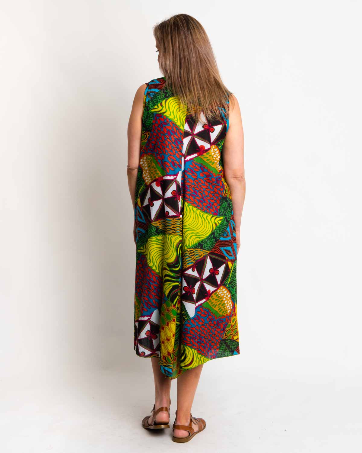 Coolum Dress in Green Festival