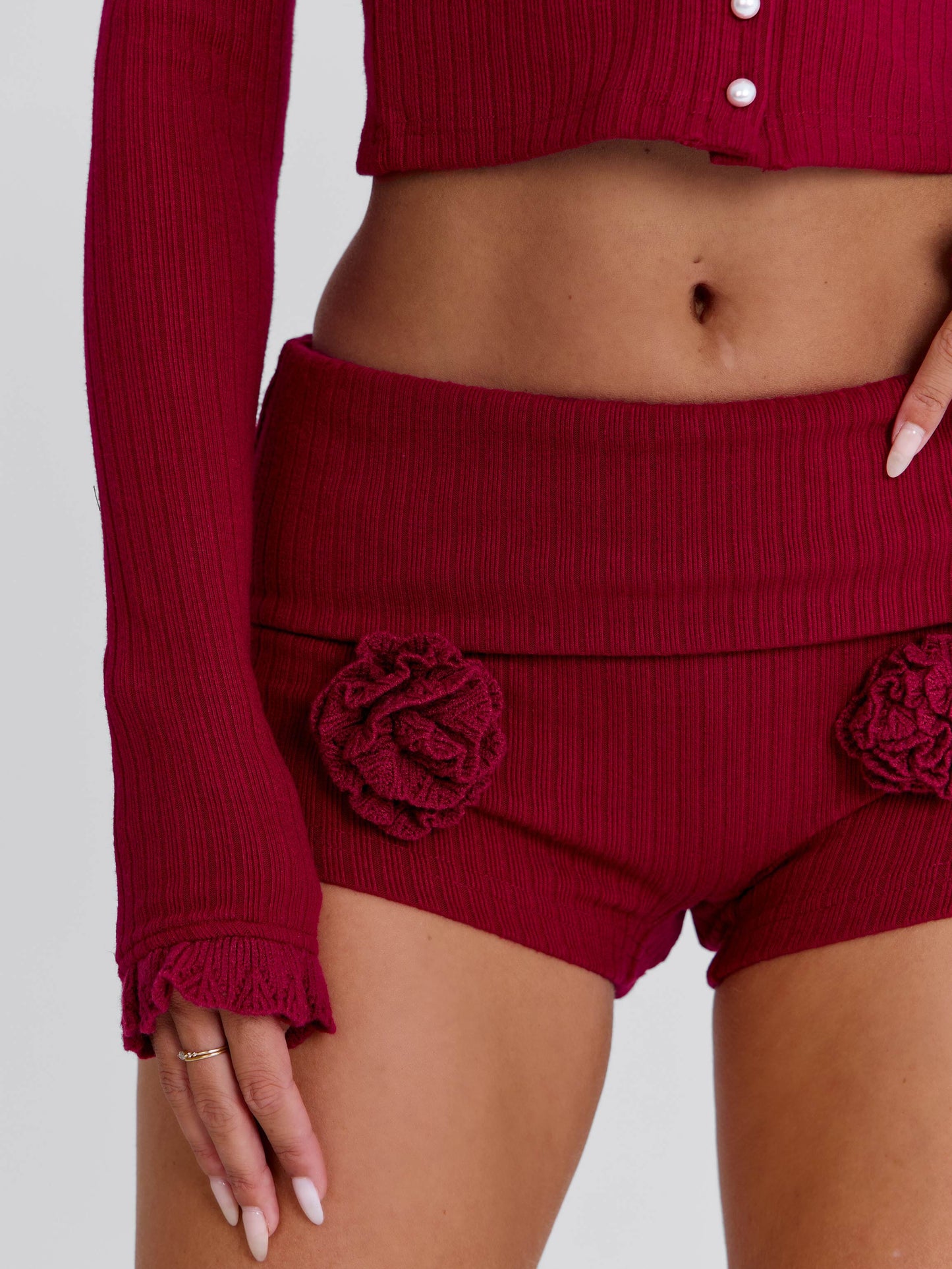 Cereza Shorts Red