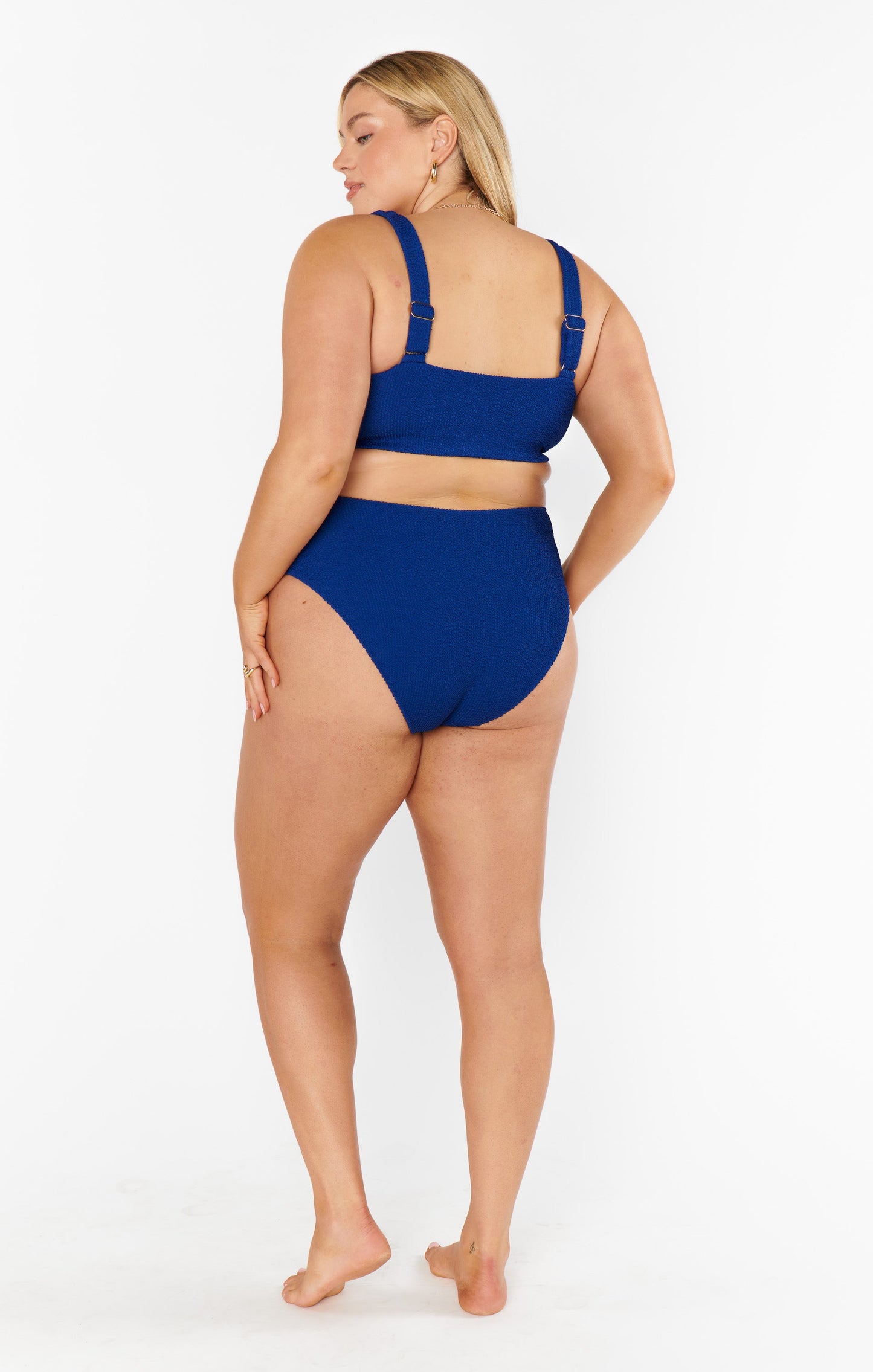 Hot Tub Top ~ Navy Scrunch