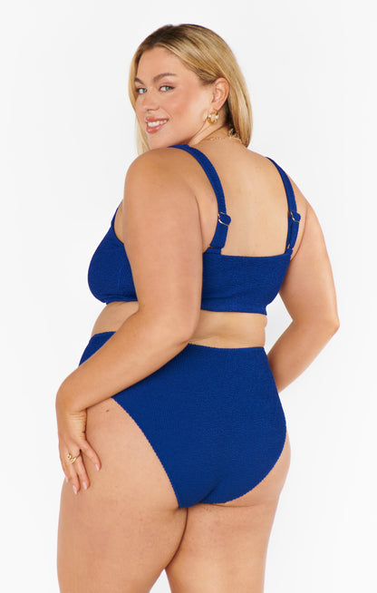 Hot Tub Top ~ Navy Scrunch