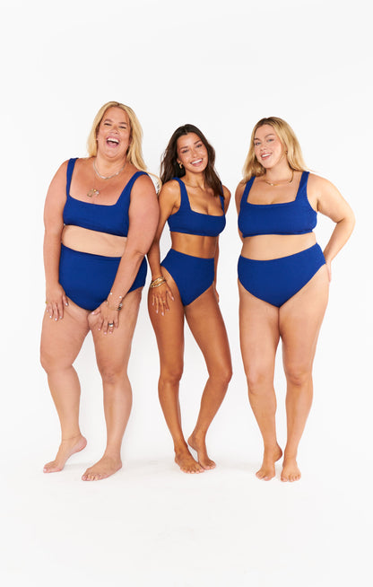 Hot Tub Top ~ Navy Scrunch