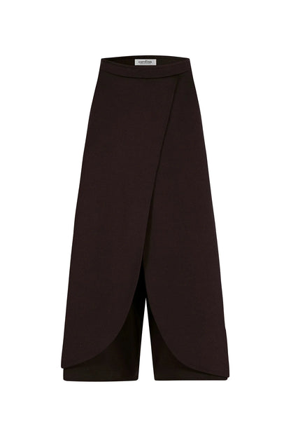 Claudette Wide Leg Pants Brown