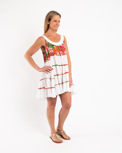 Round Neck Above the Knee-length Summer Dress