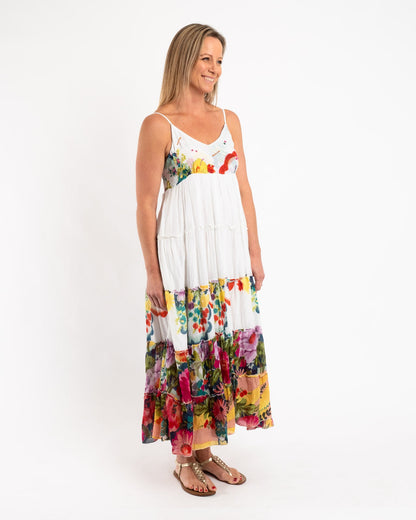 Long Strappy Lined Summer Dress