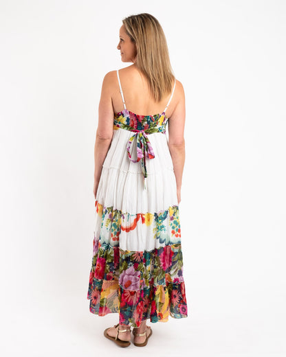 Long Strappy Lined Summer Dress