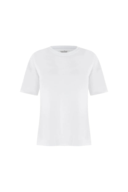 Courtney Crew Neck T-Shirt White