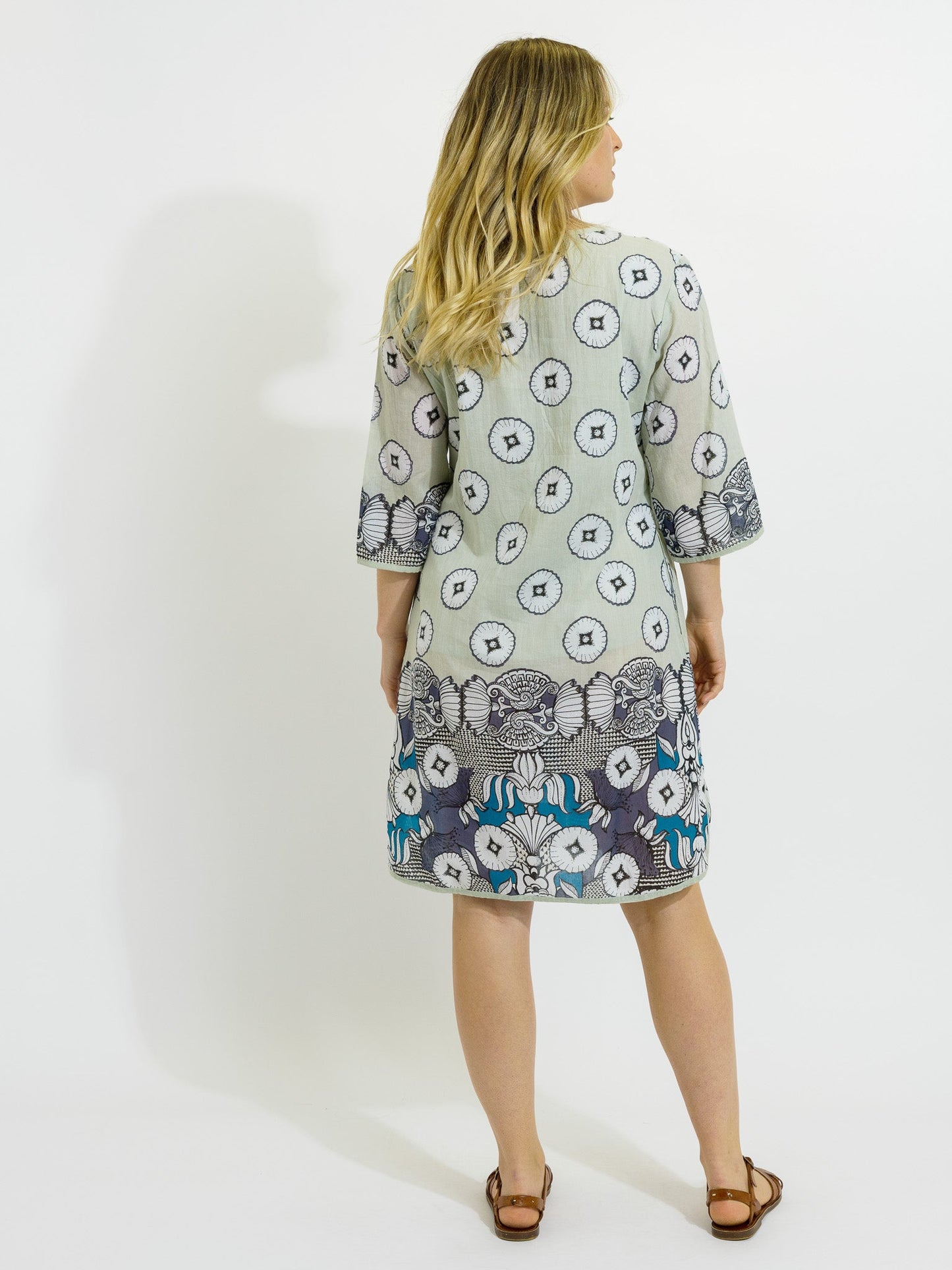 Bangalow Boho Dress in Pale Dawn