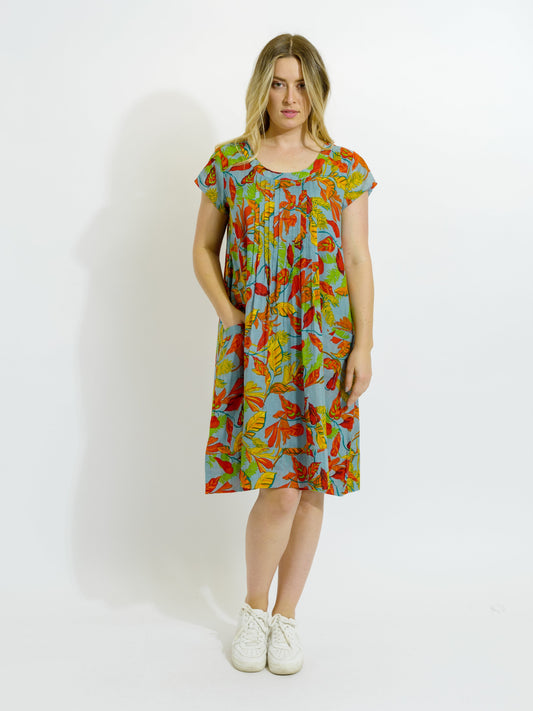 Marcoola dress in Autumn Leaves