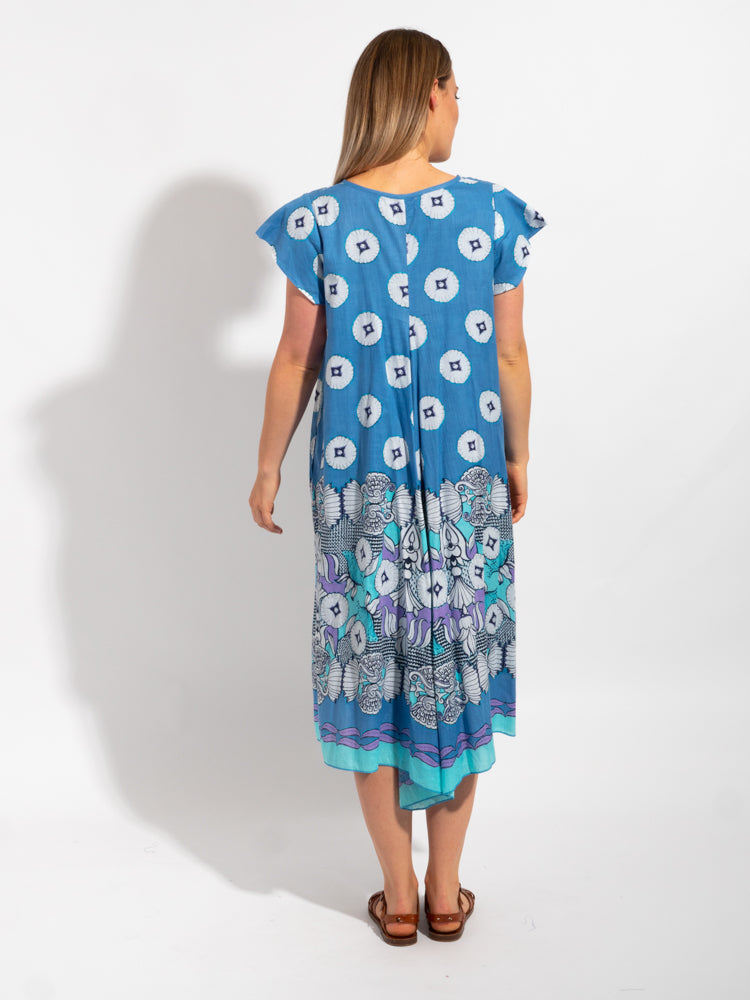 Maheno Dress in Blue Lotus