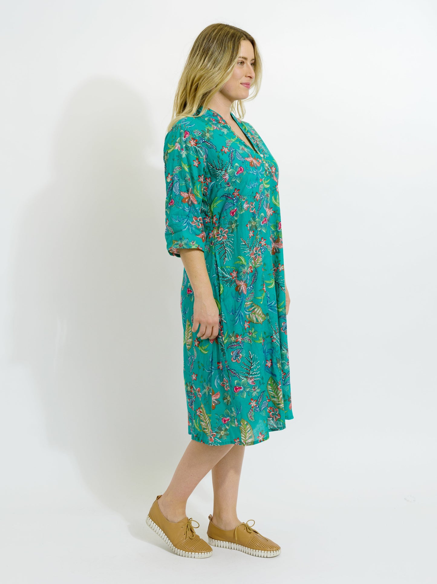 Mareeba Dress in Green Garden