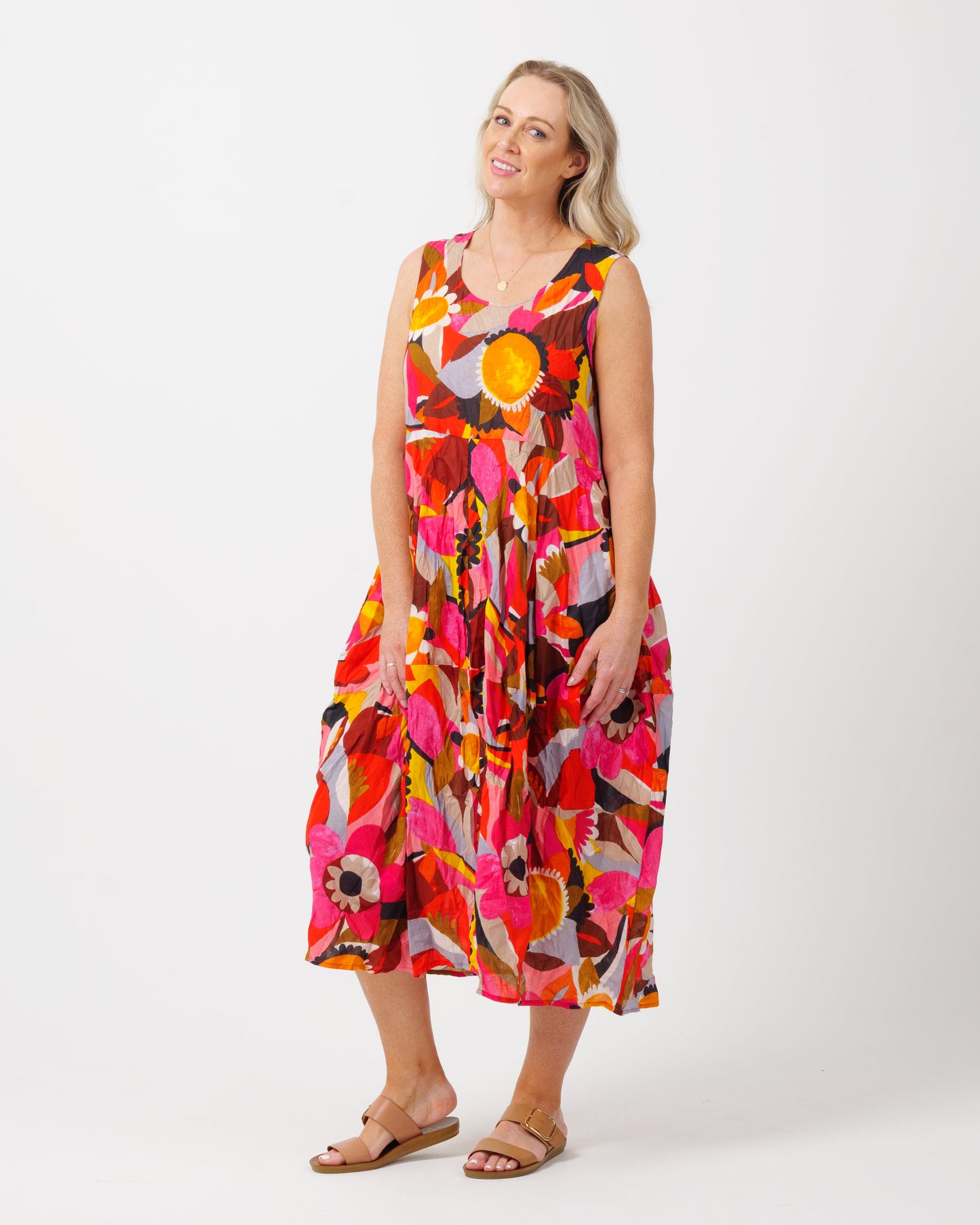 Glasshouse Dress in Bold Floral