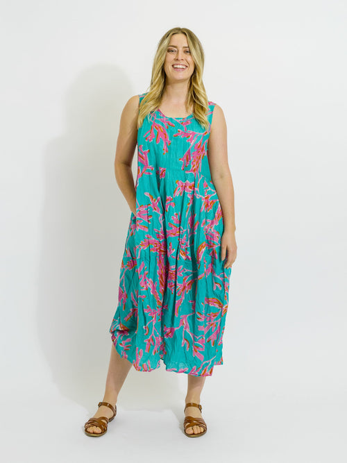 Glasshouse Dress in Pink Coral