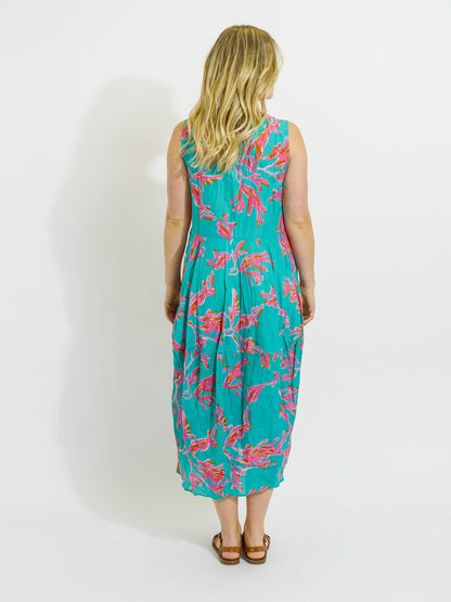 Glasshouse Dress in Pink Coral