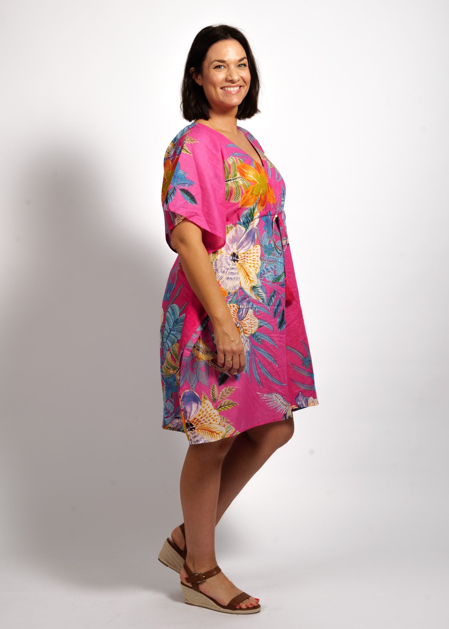 Isabel Kaftan in Pink Birds
