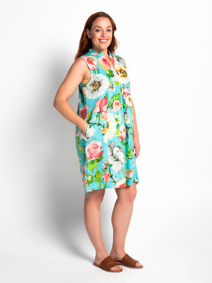 Kuranda Dress in Turquoise Pretty
