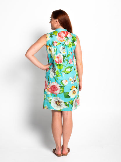 Kuranda Dress in Turquoise Pretty