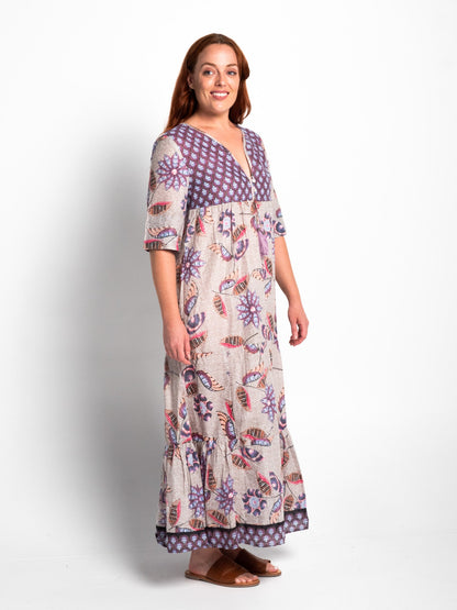 Newrybar flowing Maxi Dress in Soft Grey