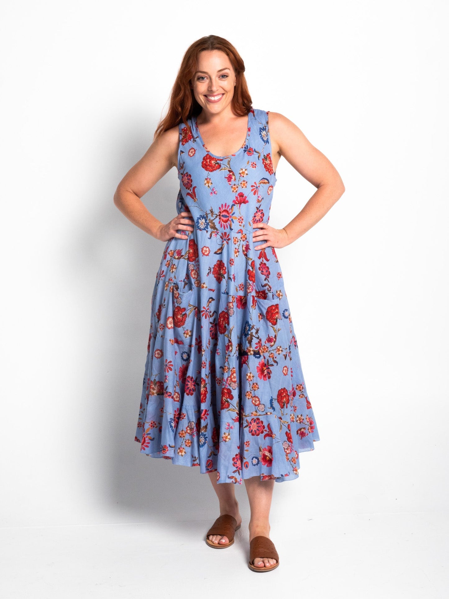 Daydream Dress in Blue Azaleas