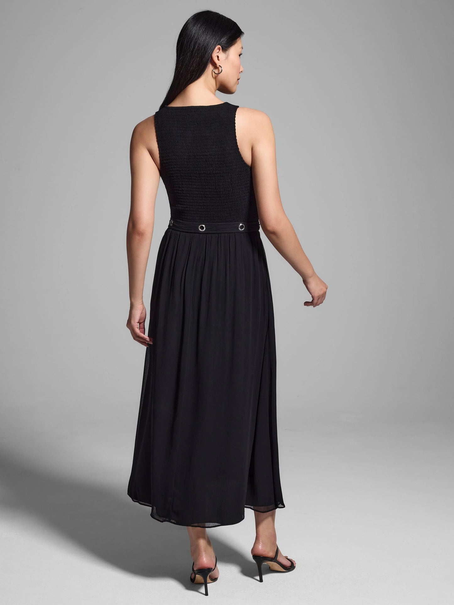 Gold Label Chiffon Smocked Dress