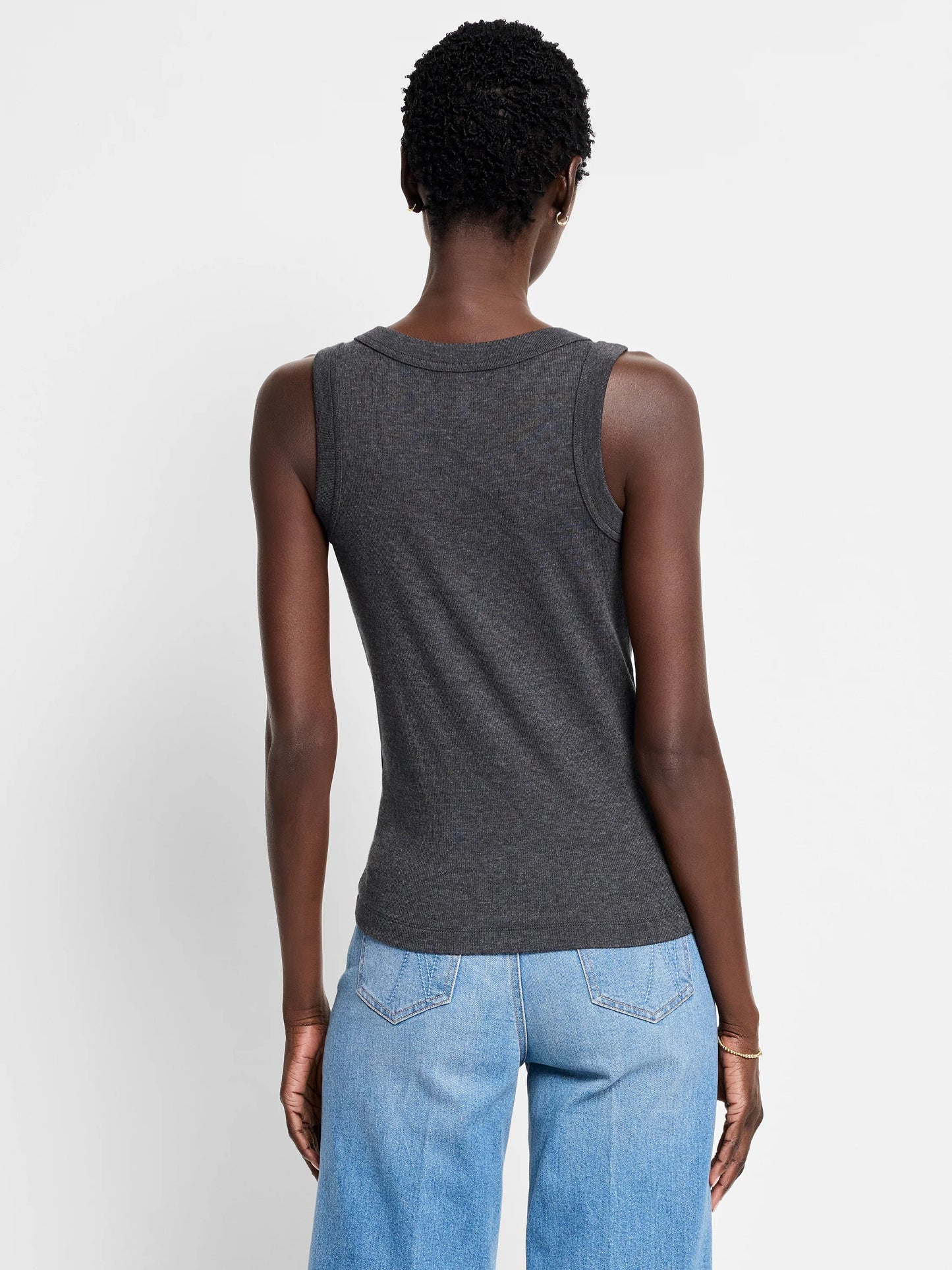 Perfect Knit Rib Scoop Tank
