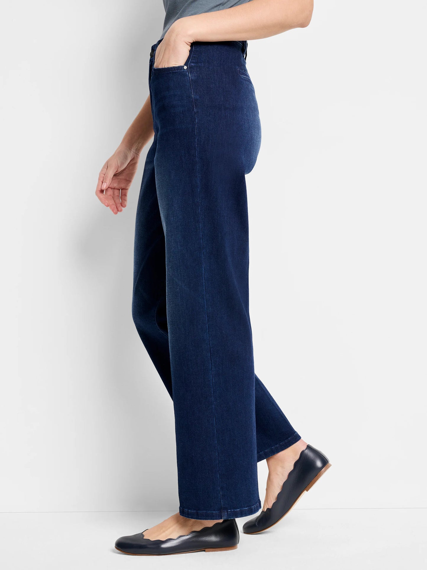 Wide Leg Trouser Jeans