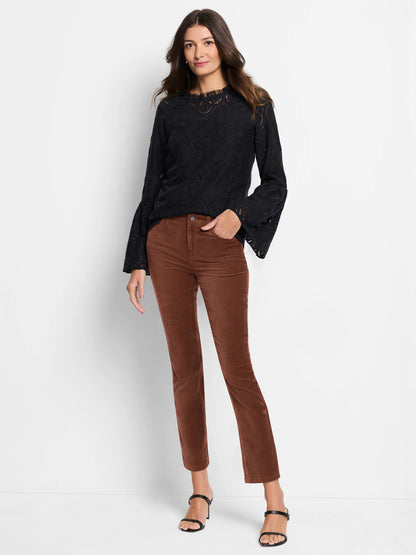 Velvet Straight Ankle Pant