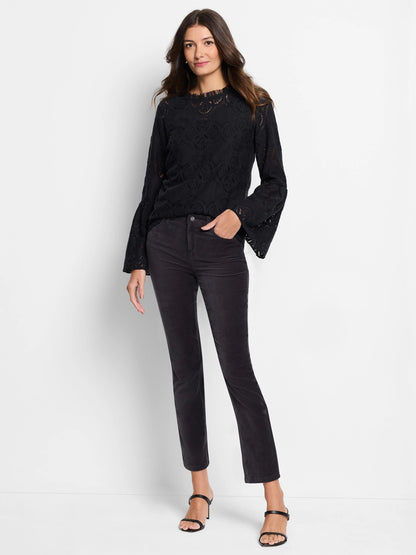 Velvet Straight Ankle Pant