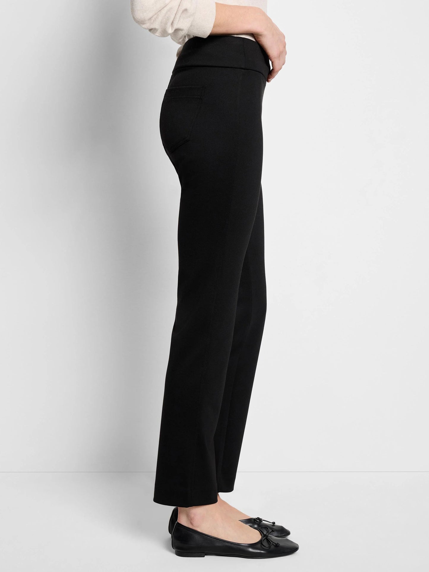 Copley Straight Drapey Ponte Pant