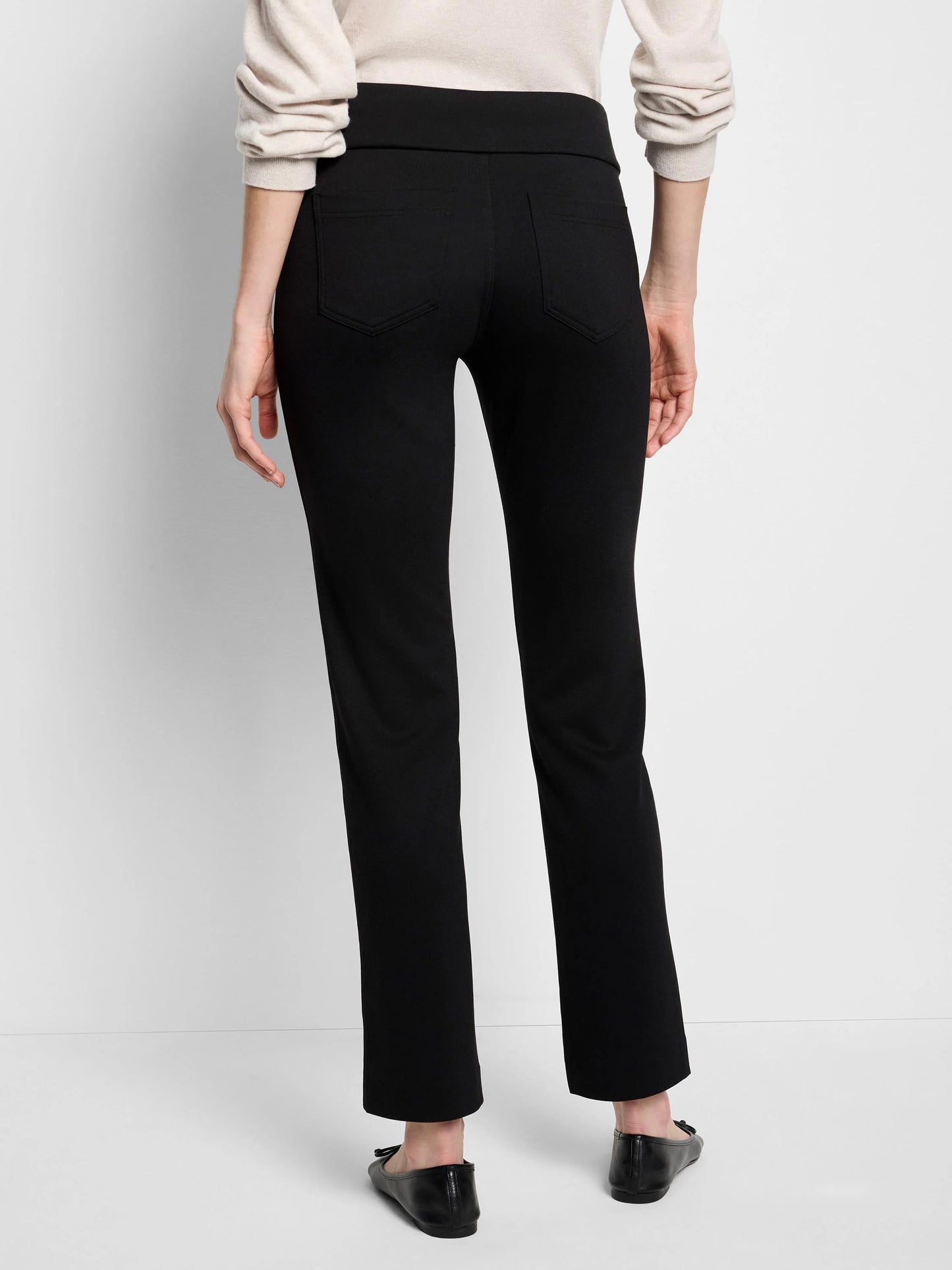 Copley Straight Drapey Ponte Pant