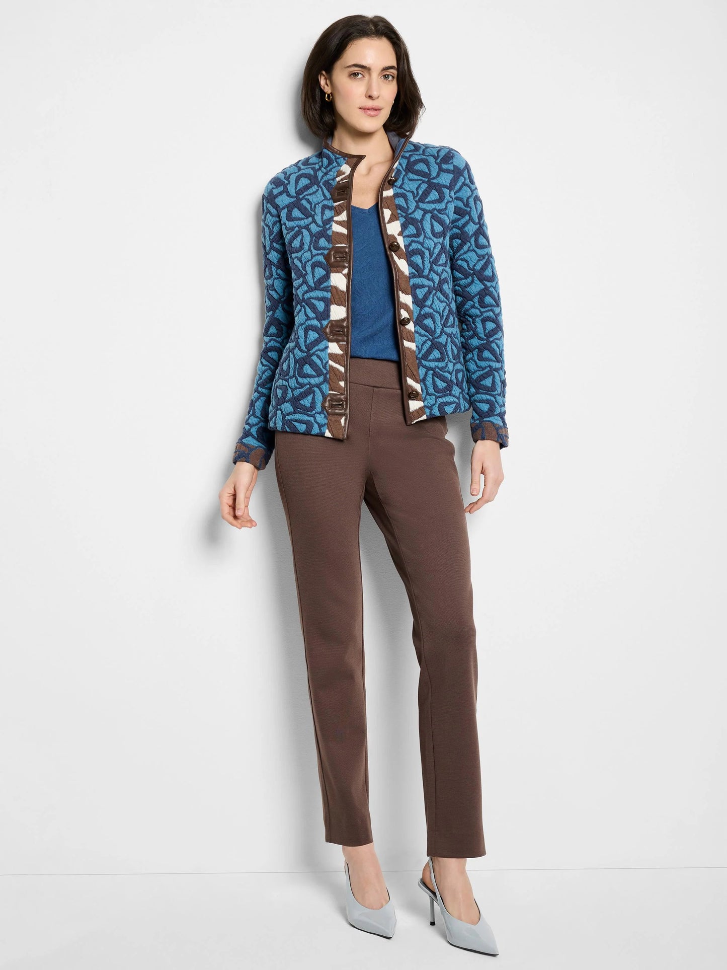 Copley Straight Drapey Ponte Pant