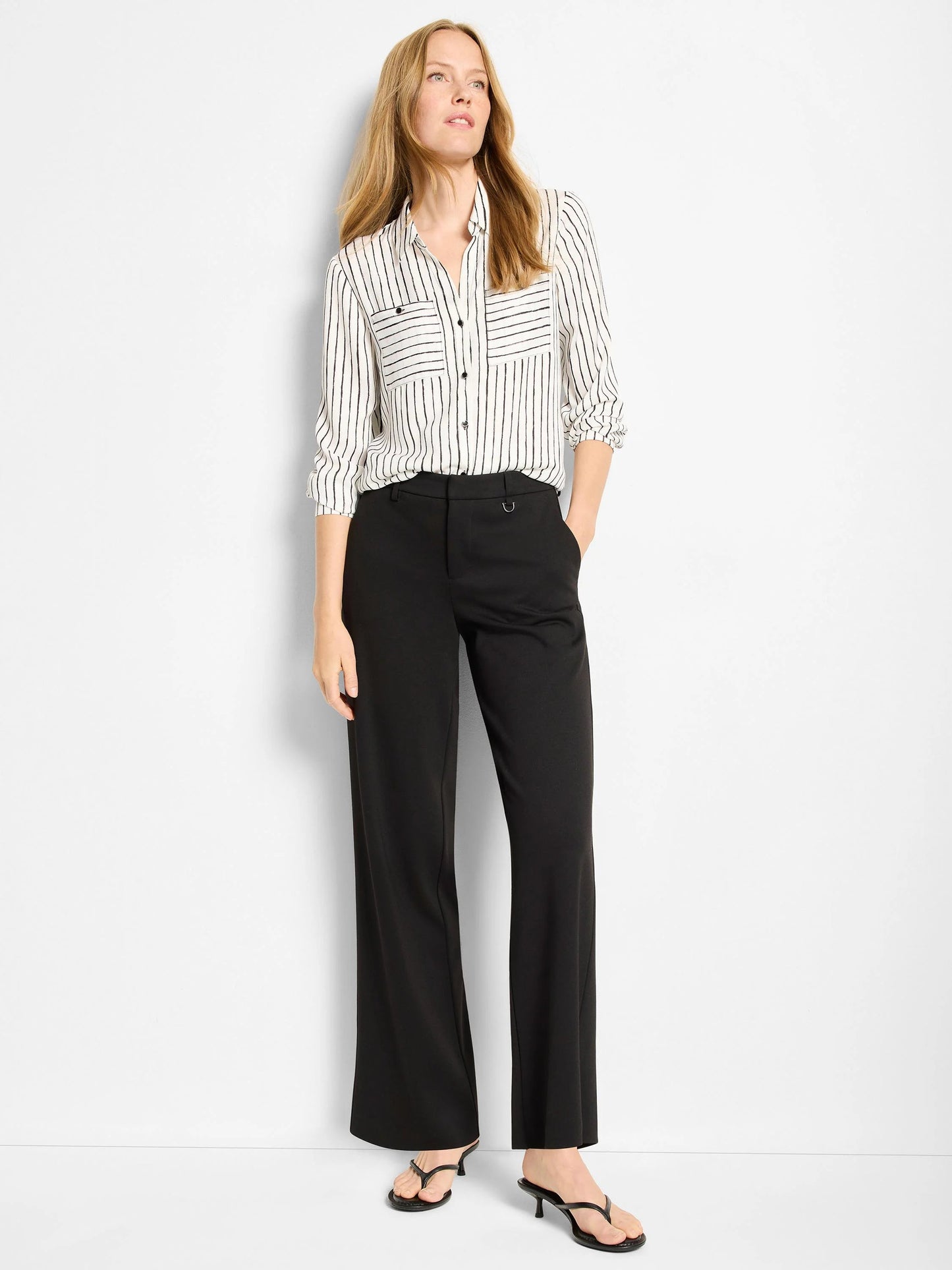 Ponte Lenox Buckle Detail Pant