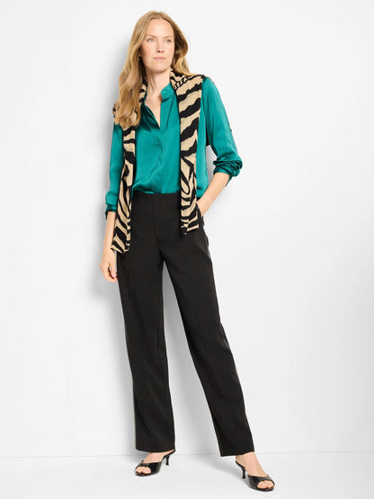 Lenox Wide Leg Sleek Stretch Tuxedo Pant