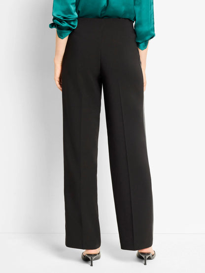 Lenox Wide Leg Sleek Stretch Tuxedo Pant