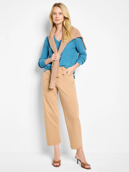 Barrel Leg Cropped Jean