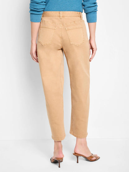 Barrel Leg Cropped Jean