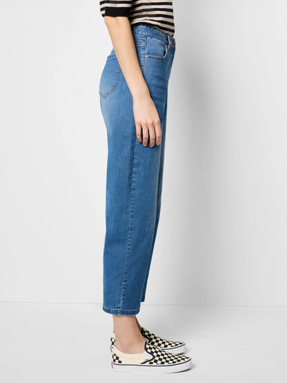 Barrel Leg Cropped Jean