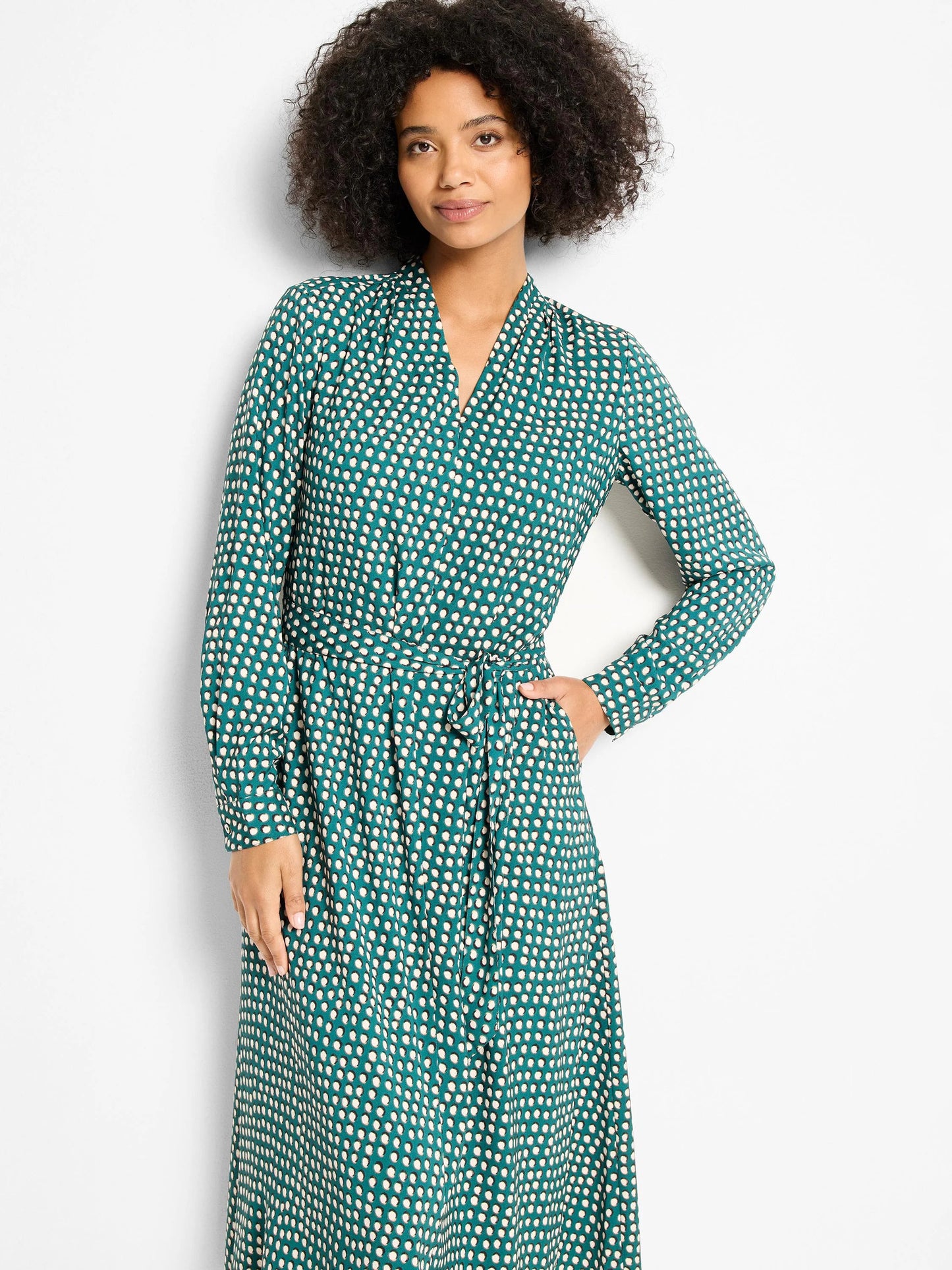 Shadow Dot Olivia Dress
