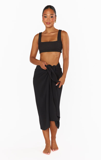 Kiran Sarong ~ Black