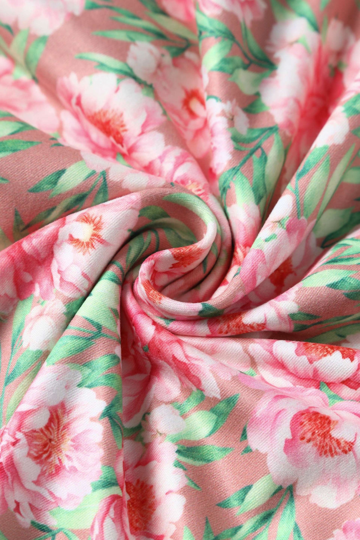 Billie Pink Peony Long Sleeved Dress
