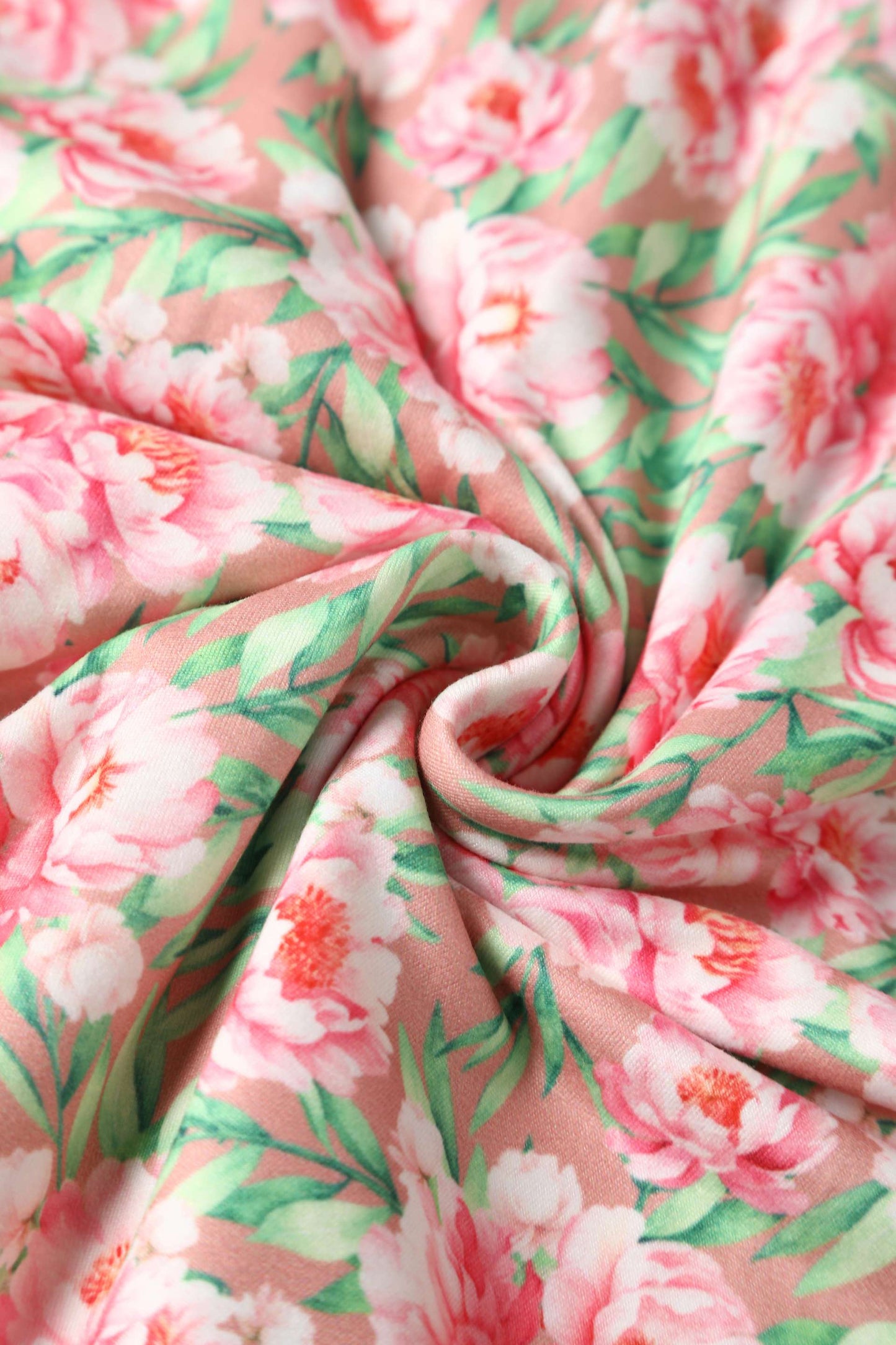 Brenda Pink Floral Short Sleeved Dress